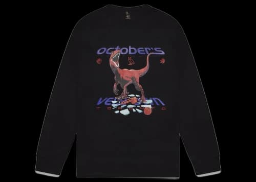 OVO Jurassic Park Longsleeve T-shirt Black
