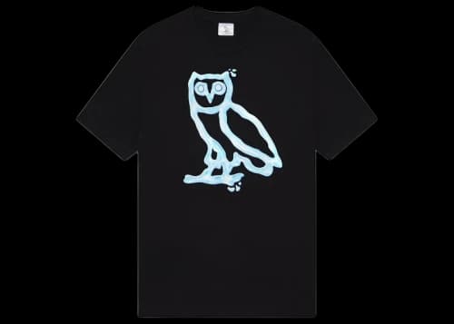 OVO Liquid Owl T-shirt Black