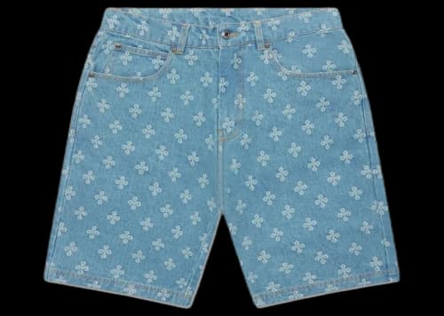 OVO Monogram Denim Short Washed Indigo