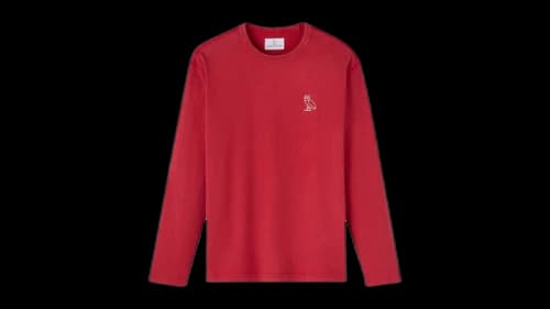 OVO Muskoka Long-Sleeve T-Shirt Berry