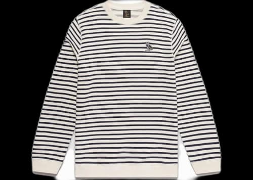 OVO Nautical Stripe Crewneck Navy