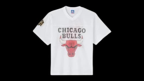 OVO NBA Chicago Bulls Mesh Jersey White