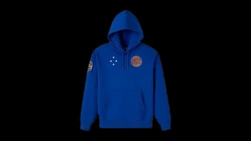 OVO NBA New York Knicks Hoodie Blue