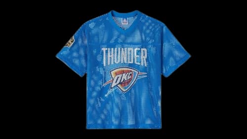 OVO NBA Oklahoma City Thunder Mesh Jersey Blue