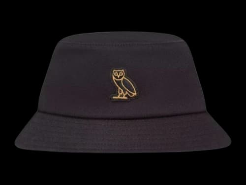 OVO Owl Bucket Hat Black/Gold