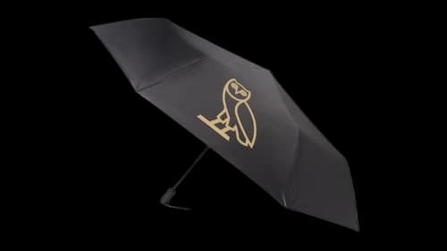 OVO Owl Umbrella Black/Gold