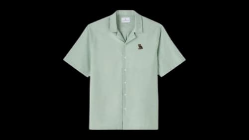 OVO Oxford Camp Shirt Green