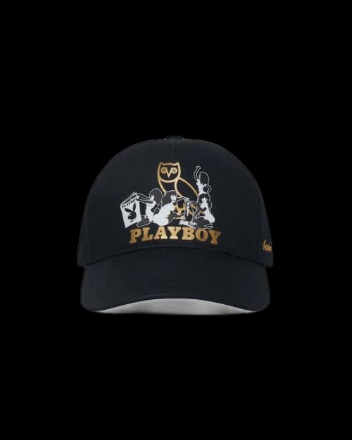 OVO Playboy Pin-Up Cap Black