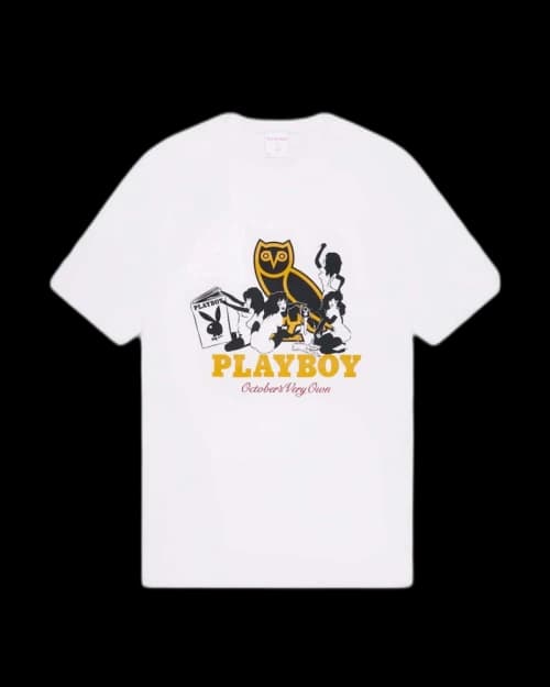 OVO Playboy Pin-Up T-Shirt White
