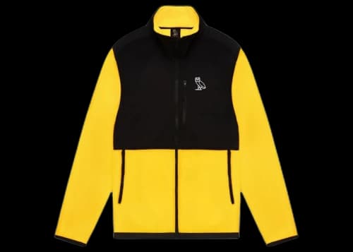 OVO Polartec Fleece Nylon Jacket Yellow