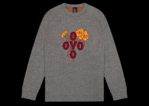 OVO Pompom Marigold Sweater Grey Marl