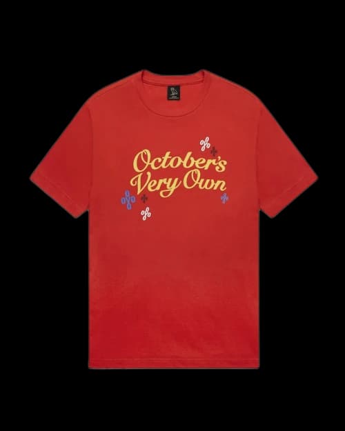 OVO Pompom Script T-shirt Red
