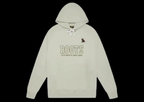 OVO Roots Owl Patch Hoodie Grey
