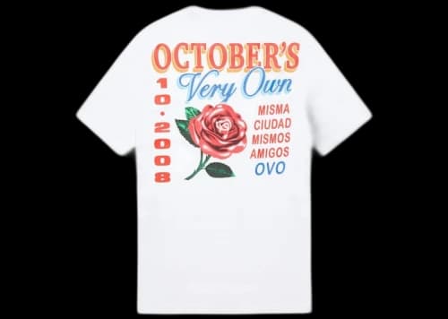 OVO Rose T-shirt White
