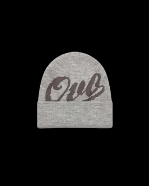 OVO Script Beanie Grey