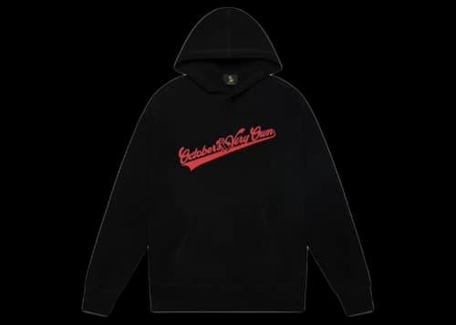 OVO Script Hoodie Black