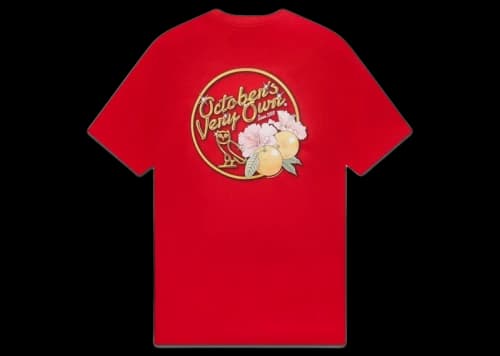 OVO Solid Gold Owl T-shirt Red