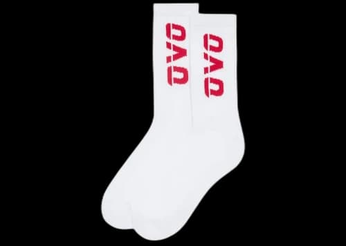 OVO Sport Socks White/Red