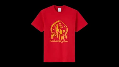 OVO Starlight T-Shirt Red