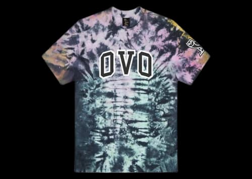 OVO Tie Dye Arch Tee Blue