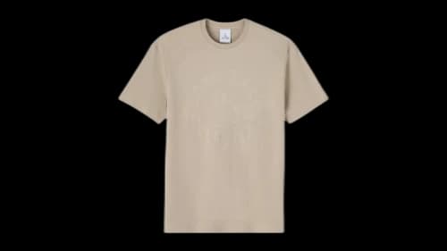 OVO Tonal Stitch T-Shirt Beige