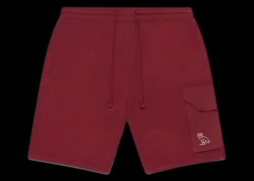 OVO Utility Cargo Short Burgundy