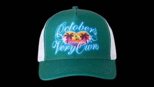 OVO Vacation Trucker Cap Green