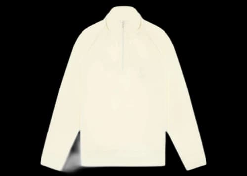 OVO Velour Quarter Zip Sweatshirt Vanilla Ice