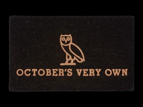 OVO Welcome Mat Black/Gold