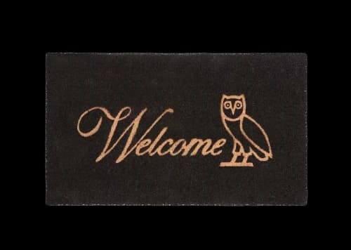 OVO Welcome Mat Black