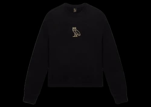 OVO Womens Classic Owl Crewneck Black