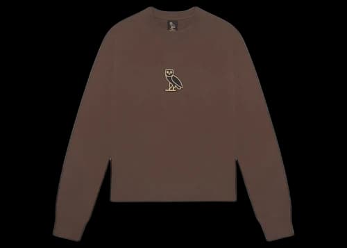 OVO Womens Classic Owl Crewneck Mocha
