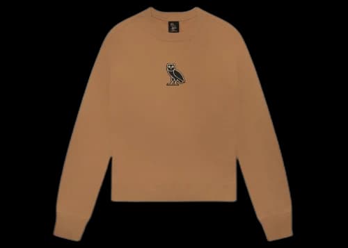 OVO Womens Classic Owl Crewneck Tan