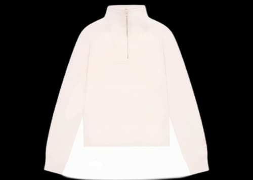 OVO Womens Classic Owl Half Zip Mock Neck Blush
