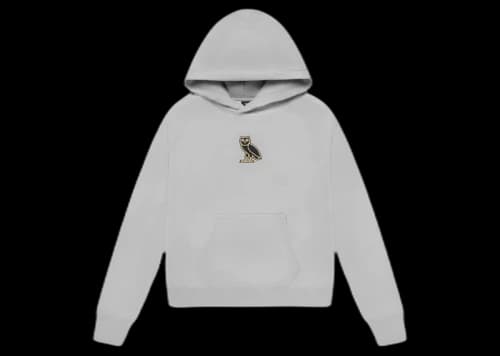 OVO Womens Classic Owl Hoodie Heather Grey