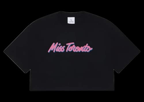 OVO Women's Miss Toronto Cropped T-shirt Black