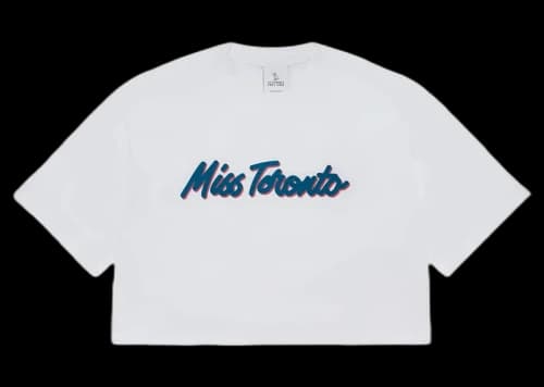 OVO Women's Miss Toronto Cropped T-shirt White