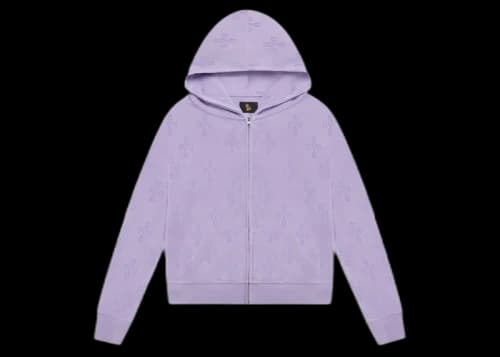 OVO Women's Monogram Full Zip Hoodie Lavender