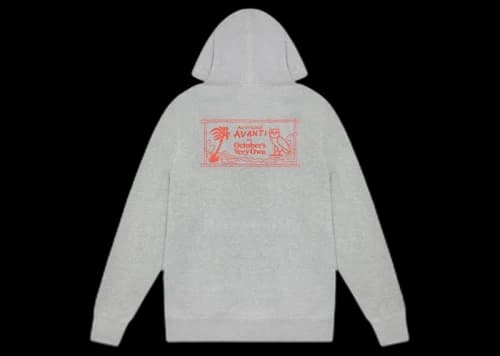 OVO X Avanti Hoodie Heather Grey