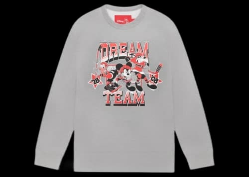 OVO x Disney Dream Team Crewneck Heather Grey