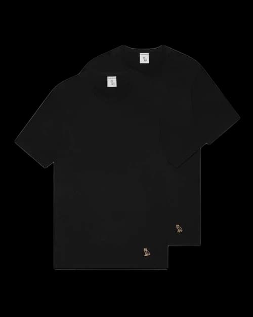 OVO x Essentials 2-Pack T-Shirt Black