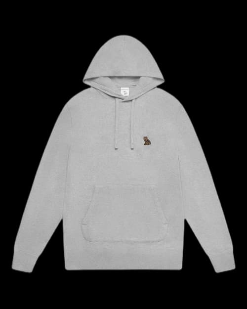 OVO x Essentials Hoodie Heather Grey