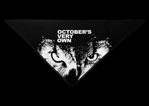 OVO x Flandana Owl Gaze Bandana Black