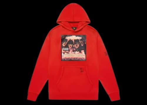 OVO x Hot Boys Hoodie Red