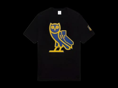 OVO x NBA Golden State Warriors OG Owl T-shirt Black