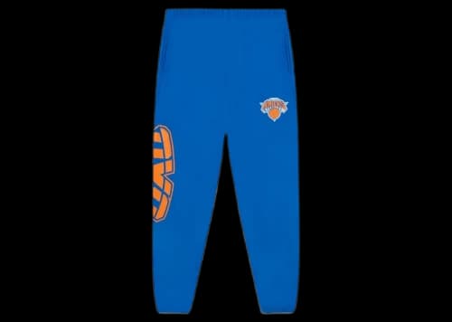 OVO x NBA Knicks Fleece Pant Blue