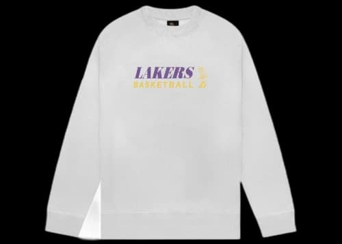 OVO x NBA Lakers Crewneck Grey