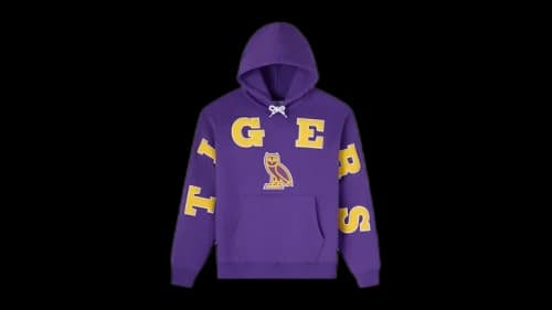 OVO x NCAA LSU Tigers Hoodie Purple