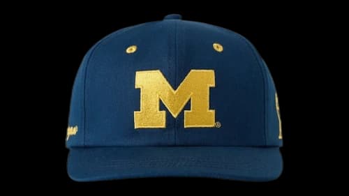 OVO x NCAA Michigan Wolverines Hat Navy