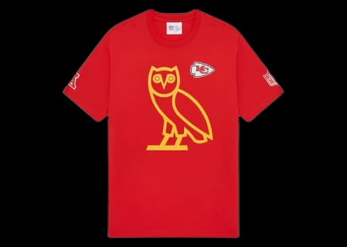 OVO x NFL Kansas City Chiefs Game Day T-Shirt Red
